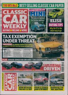 Classic Car Weekly Magazine Issue 01/10/2025