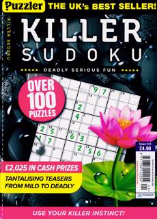 Puzzler Killer Sudoku Magazine Issue NO 241