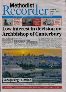 Methodist Recorder Magazine Issue 03/10/2025