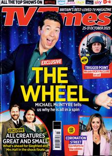 Tv Times England Magazine Issue 25/10/2025