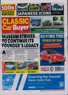 Classic Car Buyer Magazine Issue 08/10/2025