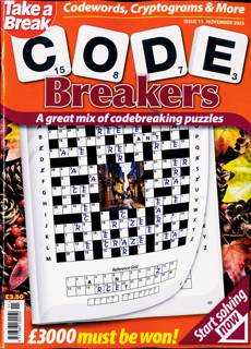 Take A Break Codebreakers Magazine Issue NO 11