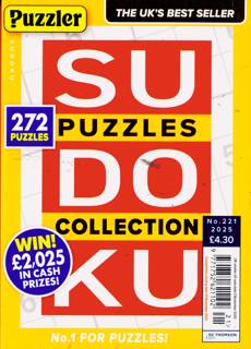 Puzzler Sudoku Puzzle Collection Magazine Issue NO 221