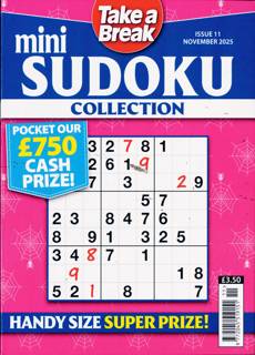 Tab Mini Sudoku Collection Magazine Issue NO 11