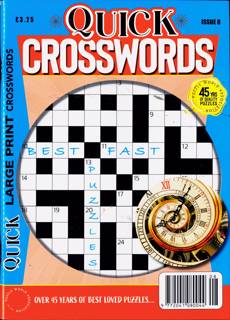 Quick Crosswords Magazine Issue NO 8