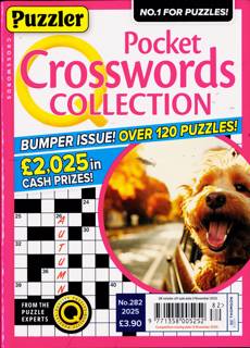 Puzzler Q Pock Crosswords Magazine Issue NO 282