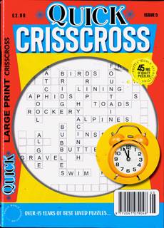 Quick Criss Cross Magazine Issue NO 5