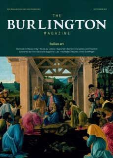The Burlington Magazine Issue SEP 25
