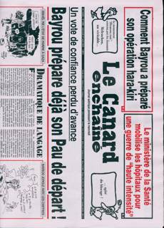 Le Canard Enchaine Magazine Issue NO5468