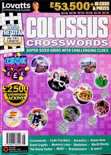 Lovatts Colossus Crossword Magazine Issue NO 408
