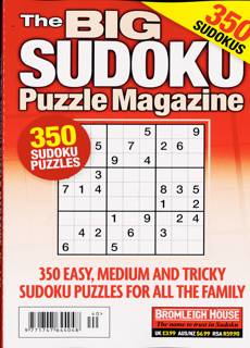 Big Sudoku Puzzle Magazine Issue NO 140