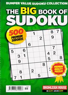 Big Book Of Sudoku Magazine Issue NO 19