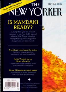 New Yorker Magazine Issue 20/10/2025