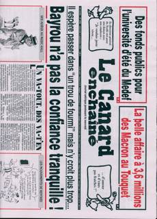 Le Canard Enchaine Magazine Issue NO5469