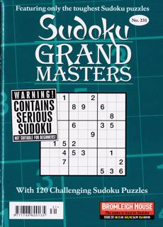 Sudoku Grandmaster Magazine Issue NO 231