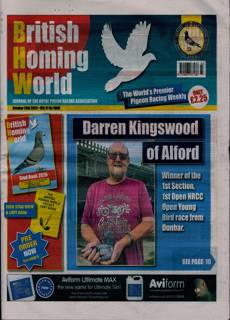 British Homing World Magazine Issue NO 7808