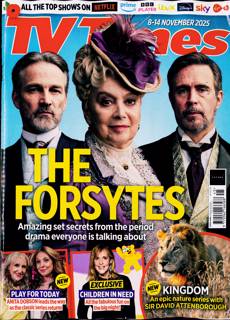 Tv Times England Magazine Issue 08/11/2025