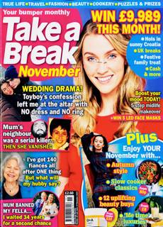 Take A Break Monthly Magazine Issue NOV 25
