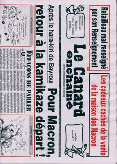 Le Canard Enchaine Magazine Issue NO5470