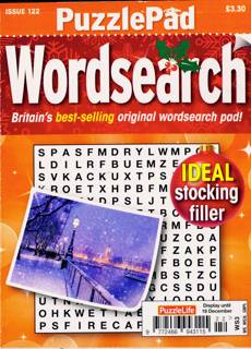 Puzzlelife Ppad Wordsearch Magazine Issue NO 122