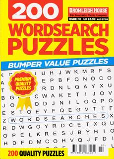 200 Wordsearch Puzzles Magazine Issue NO 10