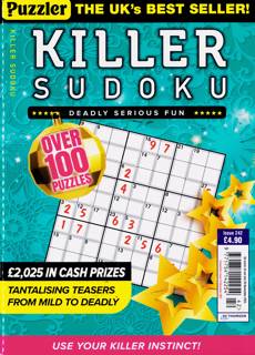 Puzzler Killer Sudoku Magazine Issue NO 242