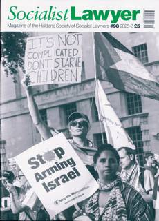 Socialist Lawyer Magazine Issue NO98