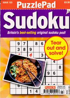 Puzzlelife Ppad Sudoku Magazine Issue NO 123