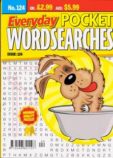 Everyday Pocket Wordsearch Magazine Issue NO 124