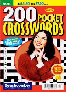 200 Pocket Crosswords Magazine Issue NO 96