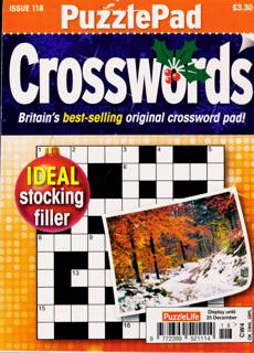 Puzzlelife Ppad Crossword Magazine Issue NO 118