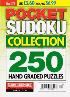 Pocket Sudoku Collection Magazine Issue NO 175