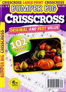 Bumper Big Criss Cross Magazine Issue NO 182