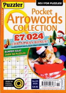 Puzzler Q Pock Arrowords C Magazine Issue NO 211