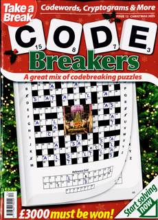 Take A Break Codebreakers Magazine Issue NO 12