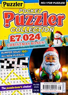Puzzler Pocket Puzzler Coll Magazine Issue NO 166
