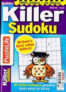 Puzzlelife Killer Sudoku Magazine Issue NO 50