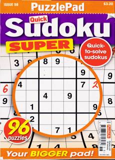 Puzzlelife Sudoku Super Magazine Issue NO 58