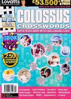 Lovatts Colossus Crossword Magazine Issue NO 409