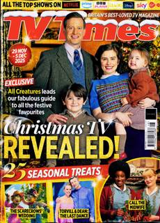 Tv Times England Magazine Issue 29/11/2025