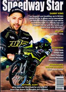 Speedway Star Magazine Issue 15/11/2025
