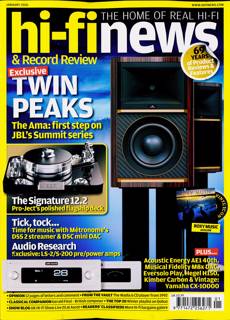 Hi-Fi News Magazine Issue JAN 26