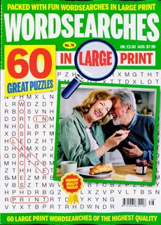 Wordsearches In Large Print Magazine Issue NO 78