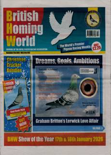 British Homing World Magazine Issue NO 7812