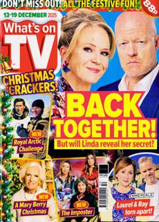 Whats On Tv England Magazine Issue 13/12/2025