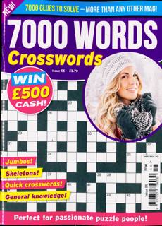 7000 Word Crosswords Magazine Issue NO 55