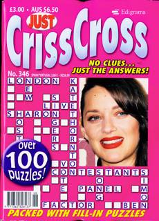Just Criss Cross Magazine Issue NO 346
