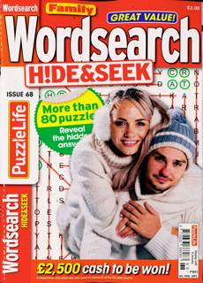 Family Wordsearch Hide Seek Magazine Issue NO 68