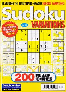 Sudoku Variations Magazine Issue NO 102