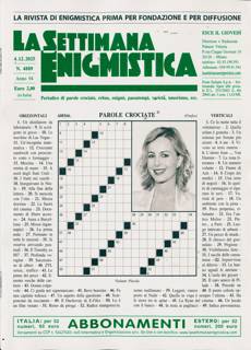La Settimana Enigmistica Magazine Issue NO 4889